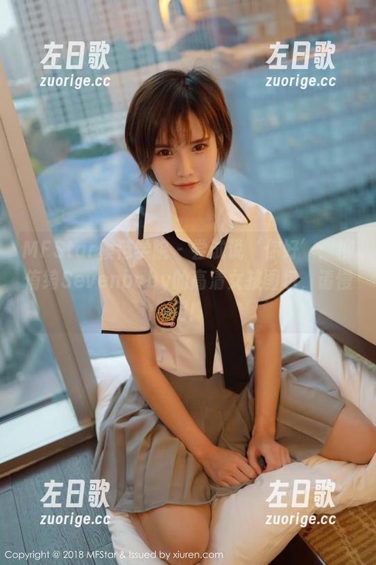 MFStar模范学院 - 尝试说‘你好’：柳侑绮Sevenbaby的高清女孩图包，请慢用！