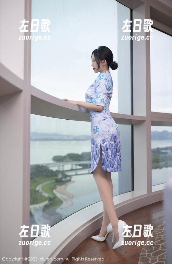秀人网 - 合集里每一张都是“纯白”设定，潘娇娇这白皮肤真推翻了色彩学